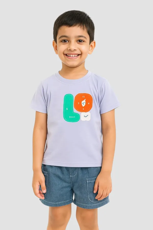Blue_Trendy_&_Comfortable_Color_Block_Craze_Graphic_Tee_&_Denim_Shorts_Set_For_Boys