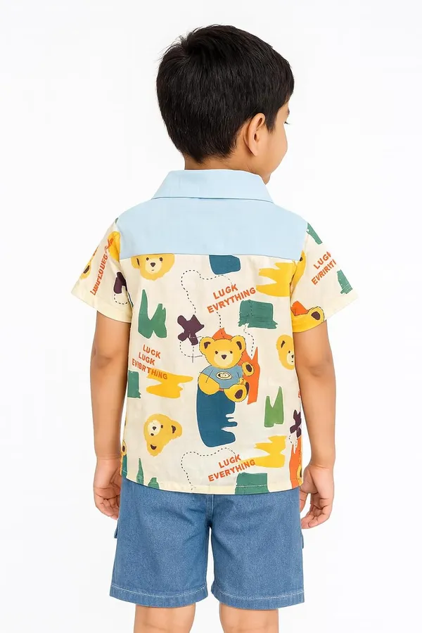 Light_Blue_Trendy_&_Comfortable_Lucky_Bears_Shirt_&_Denim_Set_For_Boys