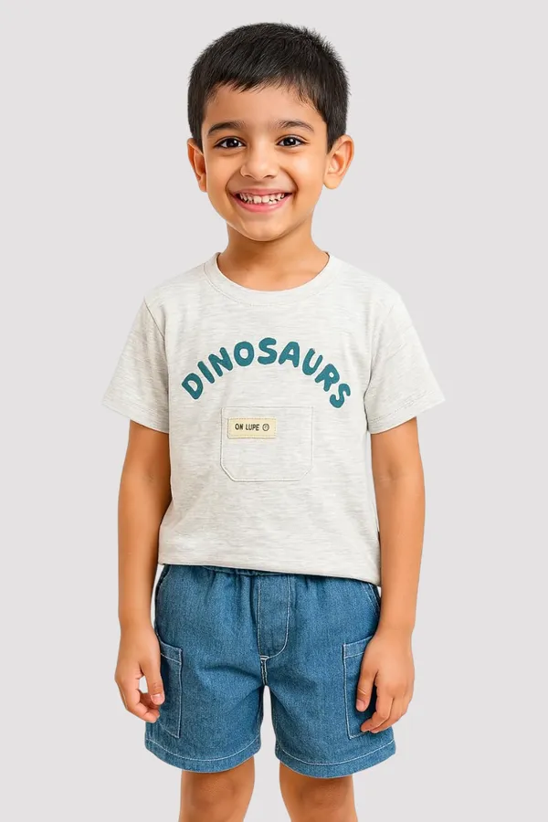Grey_Trendy_&_Comfortable_Dino_Explorer_Pocket_Tee_&_Shorts_Set_For_Boys