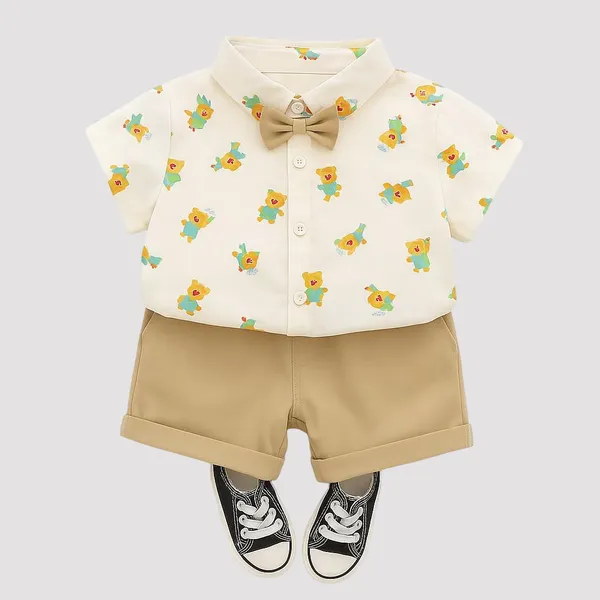 Brown_Trendy_&_Comfortable_Teddy_Bear_Shorts_Set_For_Boys