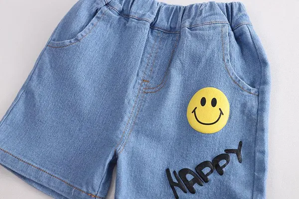 POP_STREET_KIDS_Baby_Boys_Smiley_T-Shirt_Denim_Set