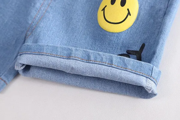 POP_STREET_KIDS_Baby_Boys_Smiley_T-Shirt_Denim_Set