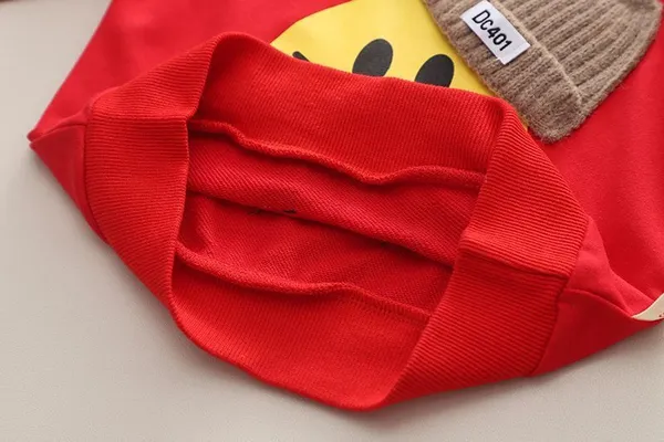 Smiley_Cap_Sweat_Shirt_and_Denim_Set