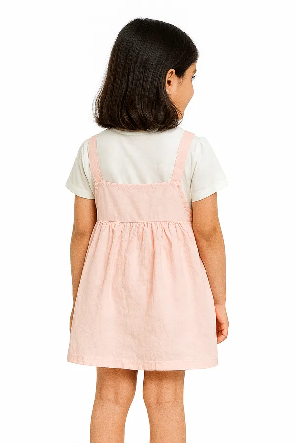 Pink_Trendy_&_Comfortable_Ducky-Applique_Pink_Pinafore_&_Peter-Pan_Tee_For_Girls