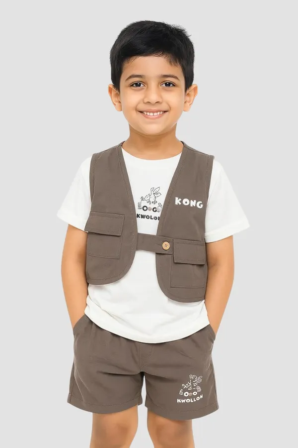 Grey_Trendy_&_Comfortable_Explorer_Vest_&_Shorts_Set_For_Boys