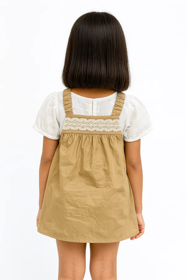 Light_Brown_Trendy_&_Comfortable_White_Puff-Sleeve_Top_Dress_With_Eyelet_Embroidery_For_Girls