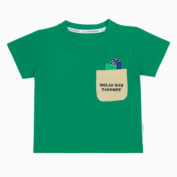 Green_Trendy_&_Comfortable_Relax_Day_Denim_Shorts_Set_For_Boys