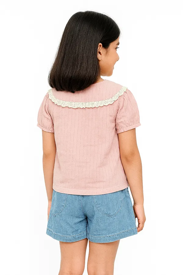 Pink_Trendy_&_Comfortable_Lilac_Daisy_Daydream_Clothing_Set_For_Girls