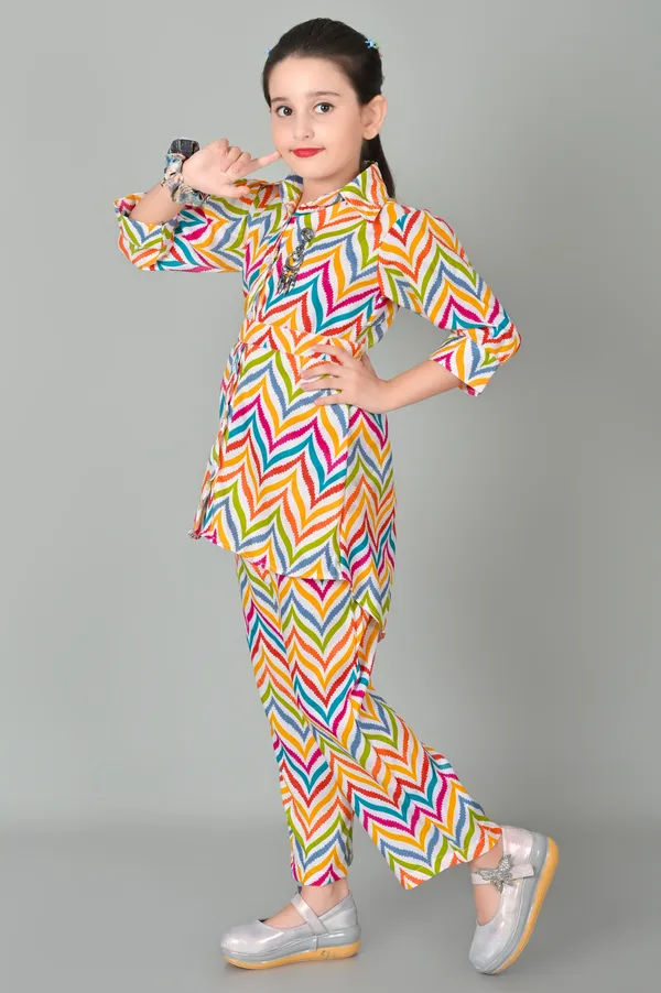 Printed_Polyester_Shirt_Pyjama_Set_For_Girls