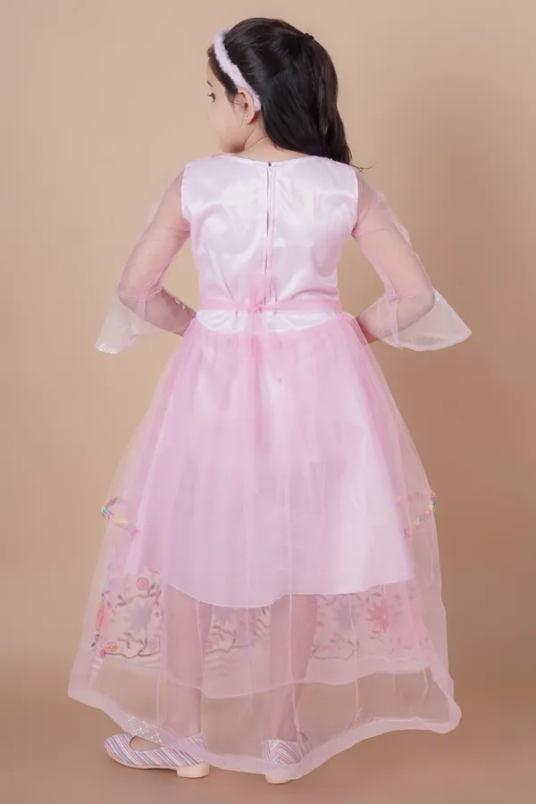 Pink_Net_Round_Neck_A-_Line_Dress_For_Girls