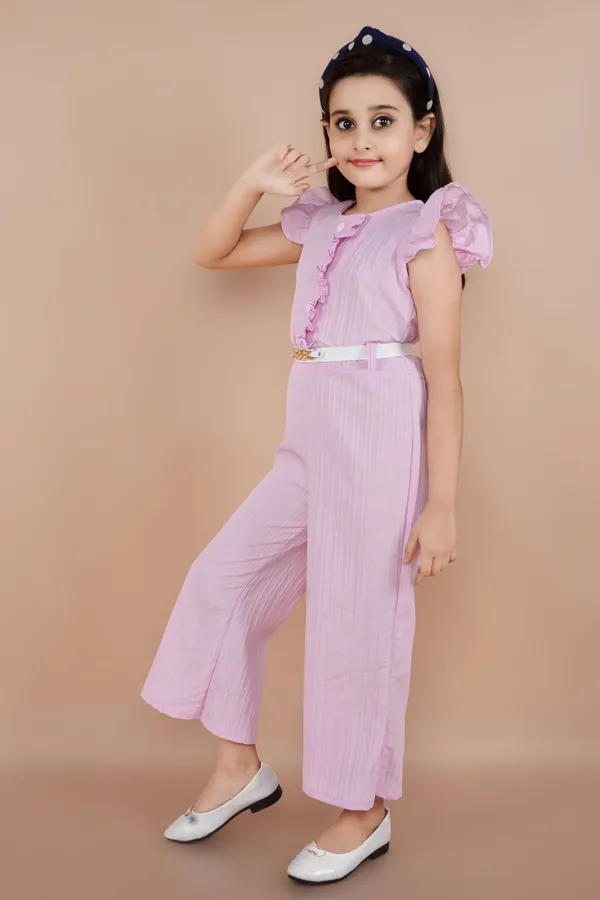 Pink_Solid_Cotton_Crepe_Blend_Jumpsuit_For_Girls