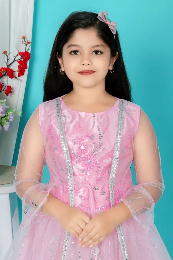 Pink_Net_Round_Neck_Fit_And_Flare_Dress_For_Girls