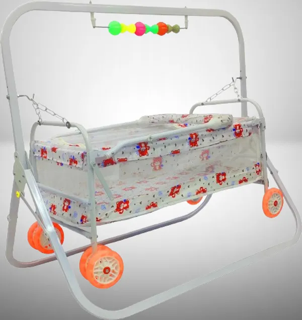Baby_Jhula_Baggi_Cradle_Square_Pipe_For_New_Born_Baby_Cot_(Orange,_White)