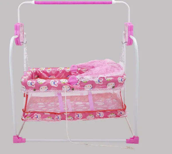 Baby_Swing_Cradle_Jhula_With_Mosquito_Net_For_New_Born_Baby_Cot_(Pink)