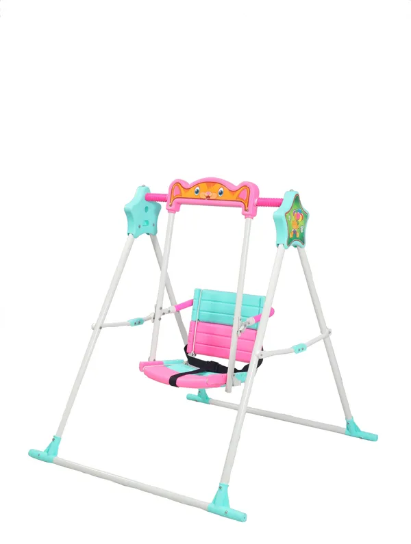 Pink_&_Blue_Swing_For_Home_Garden