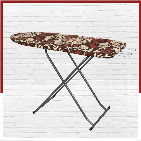 Brown::Multicolor_Wooden_Self_Standing_Folding_Ironing_Board