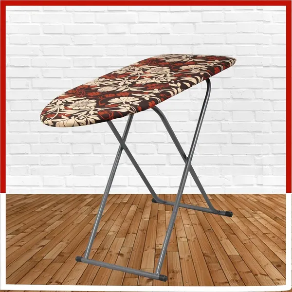 Brown::Multicolor_Wooden_Self_Standing_Folding_Ironing_Board