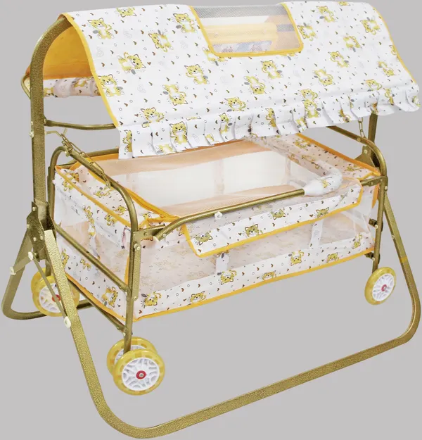 Musical_Cradle_Square_Pipe_For_New_Born_Baby_Cot_(Yellow)