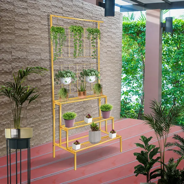 Gold_Metal_Pot_For_Indoor