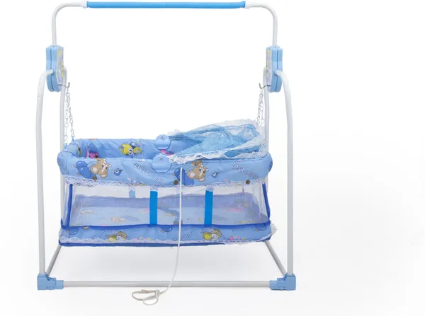 Baby_Swing_Cradle_Jhula_With_Mosquito_Net_For_New_Born_Baby_Cot_(Blue)