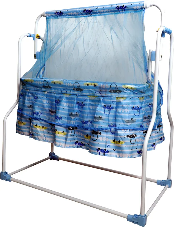 New_Born_Baby_Swing_Cradle_with_Hidden_Wheels_and_Smooth_Swing_Funcion_(Blue)