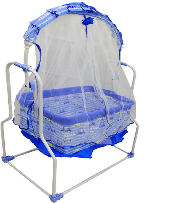 Newborn_Baby_Swing_Cradle_Jhula_for_Baby_with_Mosquito_Net_Baby_Cradle_Swing_(Blue)
