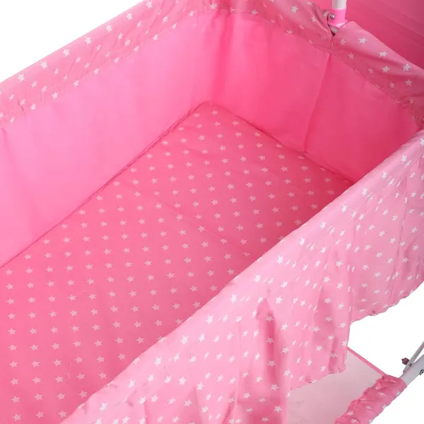 Cridle_for_kids_Jhula_for_baby_Newborn_Baby_with_Mosquito_net_Cradle_For_Baby_(Pink)