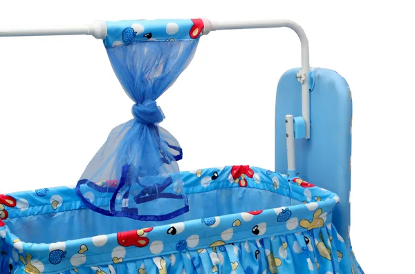New_born_Baby_Cradle_with_Mosquito_Wheels_Cradle_For_Baby_Swing_kids_(Blue)