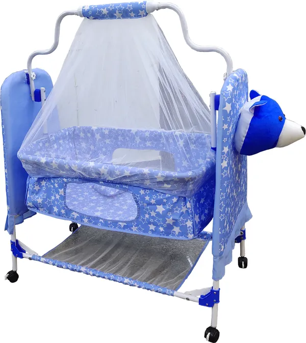 New_Born_Baby_Cradle,_Baby_Swing,_Baby_jhula,_Baby_palna,_Baby_Bedding,_Pillow_(Blue)