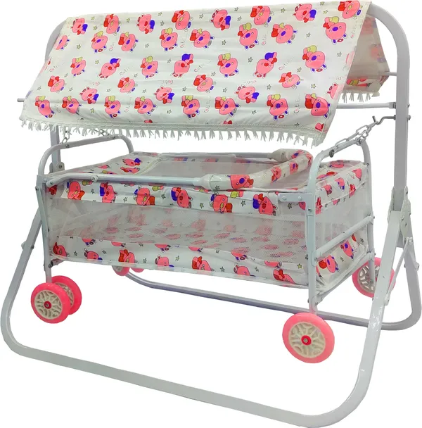 Baby_Jhula_Baggi_Cradle_Square_Pipe_For_New_Born_Baby_Cot_(Pink,_White)