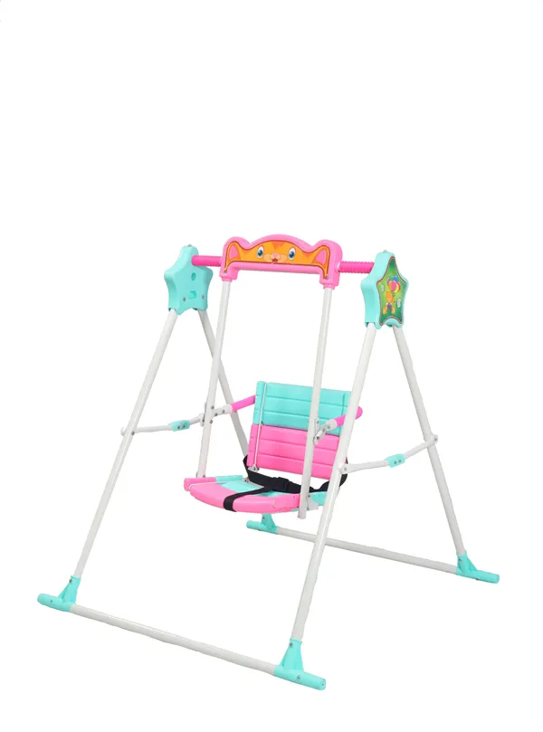 Pink_&_Blue_Swing_For_Home_Garden