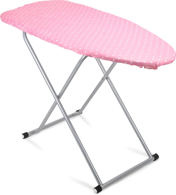 Pink_Wooden_Self_Standing_Folding_Ironing_Board