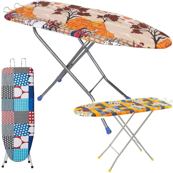 Multicolor_Wooden_Self_Standing_Folding_Ironing_Board