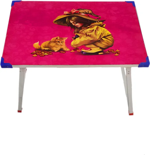 Pink_Plywood_&_Metal_Desk_Chair_For_Baby