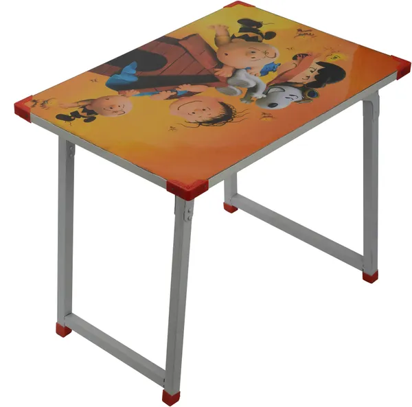 Yellow_Plywood_&_Metal_Desk_Chair_For_Baby