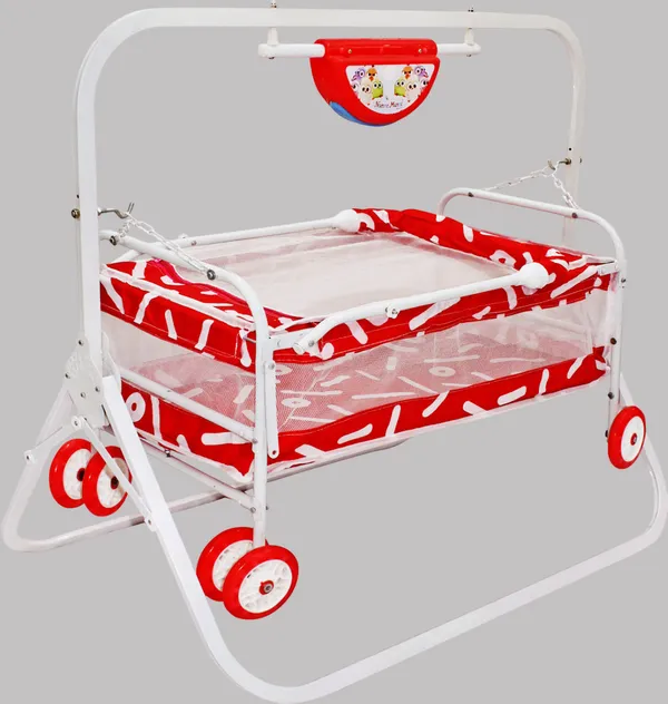 Musical_Cradle_Square_Pipe_For_New_Born_Baby_Cot_(Red,_White)