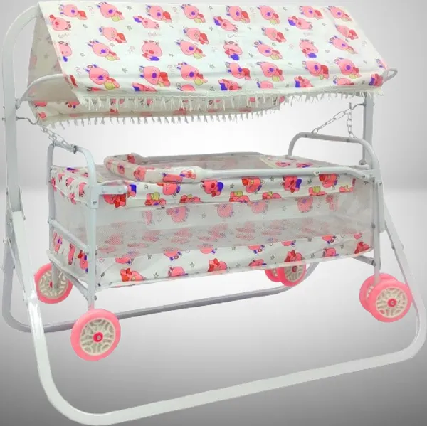 Baby_Jhula_Baggi_Cradle_Square_Pipe_For_New_Born_Baby_Cot_(Pink,_White)