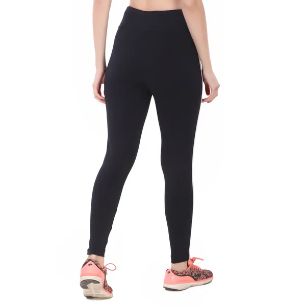 Styleso_Premium_Blue_Workout_Tights_with_Two_White_Side_Stripes