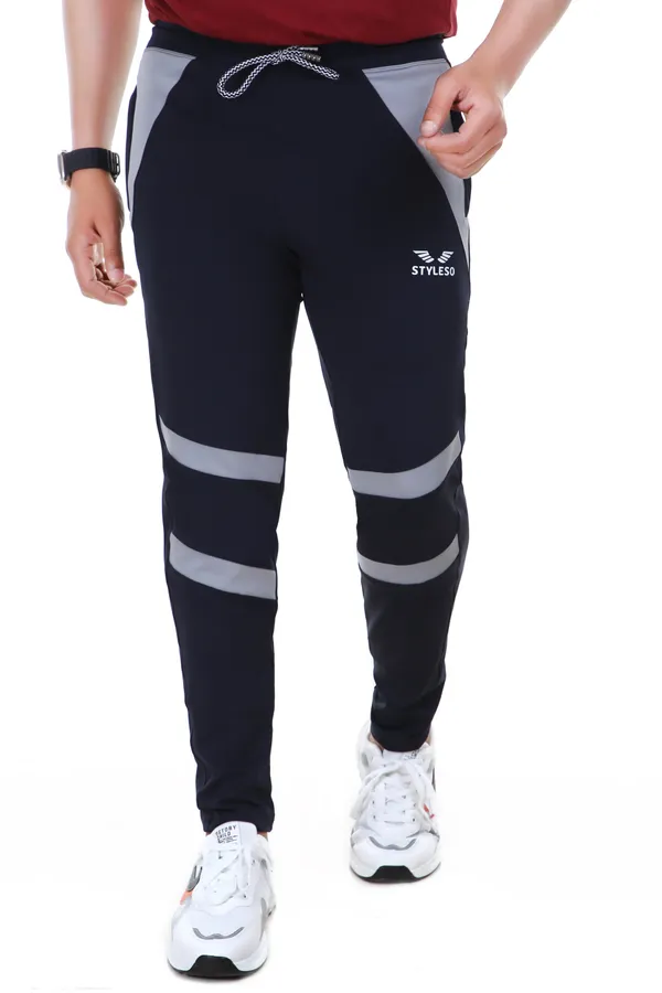 Blue__Lycra_Blend_Solid_Striped_Track_Pants_For_Men