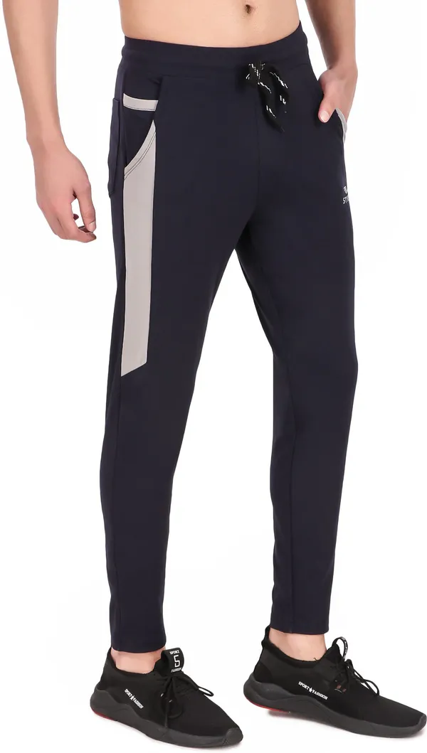 Blue_Lycra_Blend_Colorblock_Track_Pants_For_Men