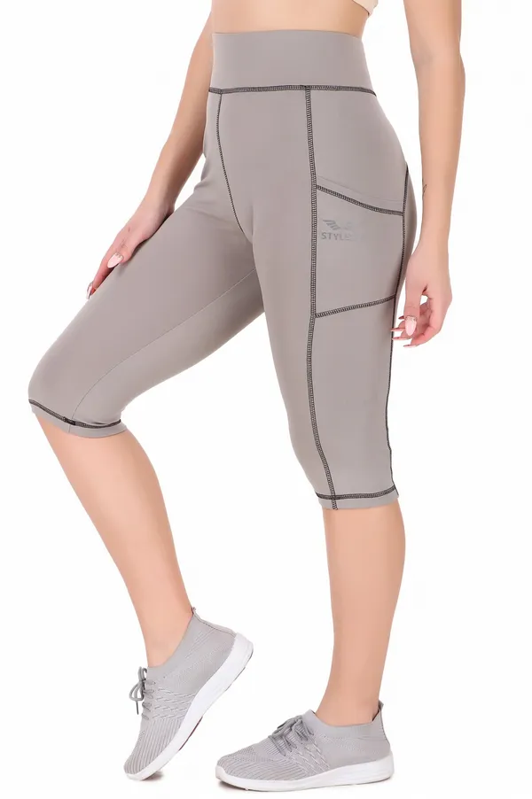 Grey_Lycra_Blend_Tights_For_Women