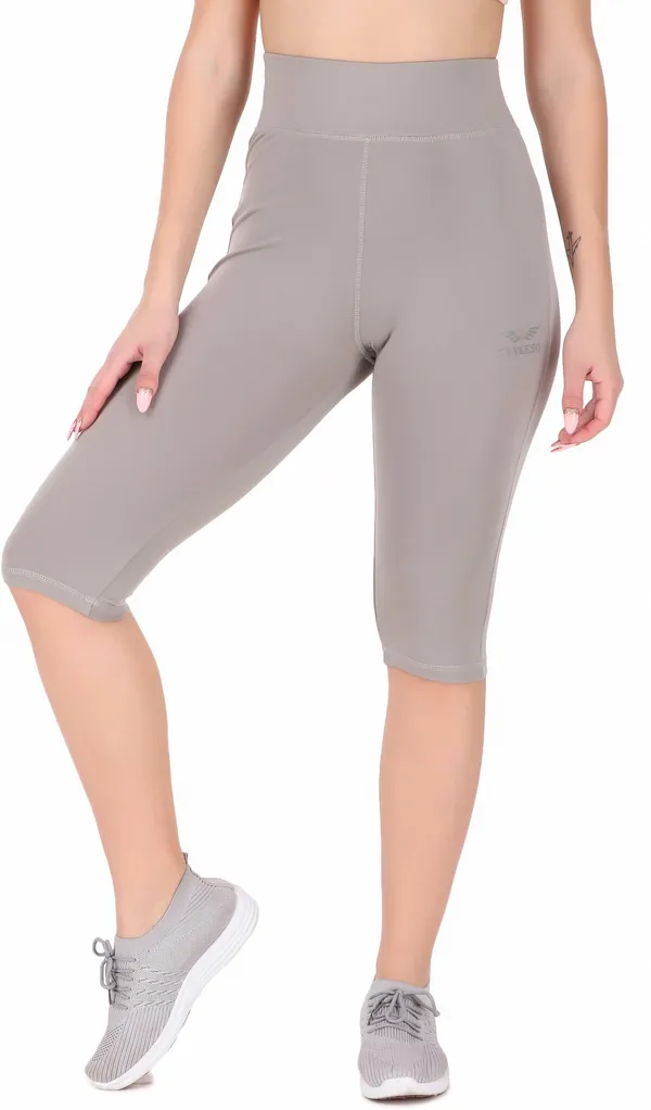 Grey_Lycra_Blend_Capri_For_Women