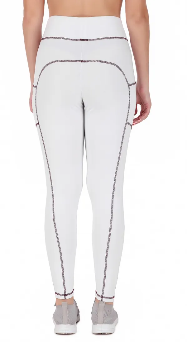 White_Lycra_Blend_Ankle_Length_Tights_For_Women