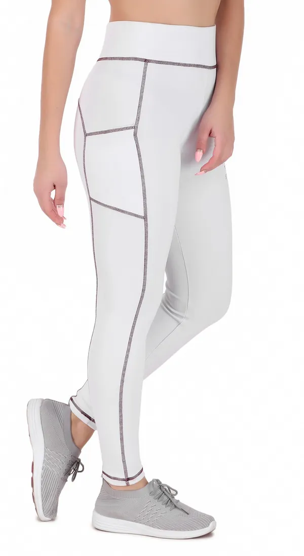 White_Lycra_Blend_Ankle_Length_Tights_For_Women