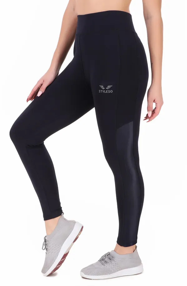 Blue_Lycra_Blend_Ankle_Length_Tights_For_Women
