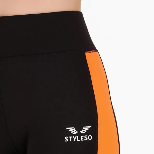 Black_Lycra_Blend_Color_Block_Tights_For_Women