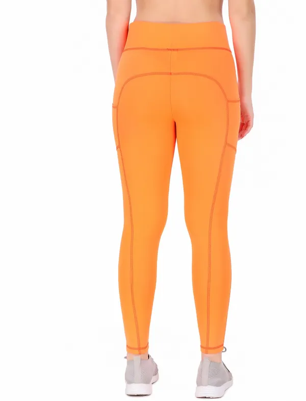 Orange_Lycra_Blend_Solid_Tights_For_Women