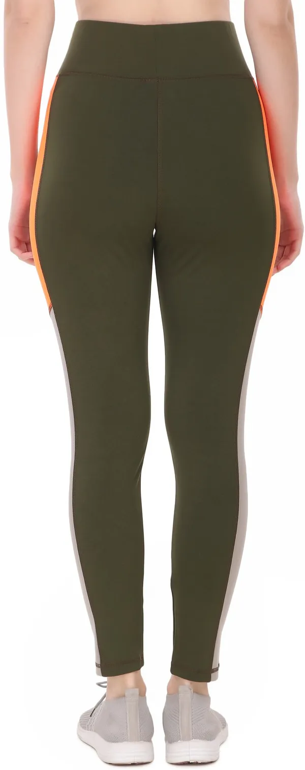 Dark_Green_Lycra_Blend_Color_Block_Tights_For_Women