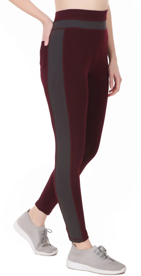 Maroon_Lycra_Blend_Striped_Jegging_For_Women