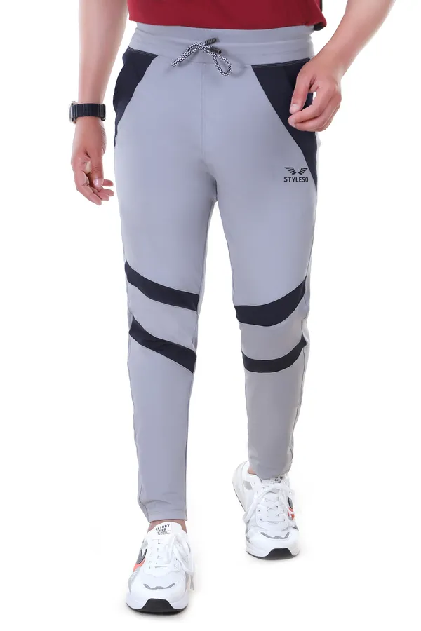 Light_Grey__Lycra_Blend_Striped_Track_Pants_For_Men